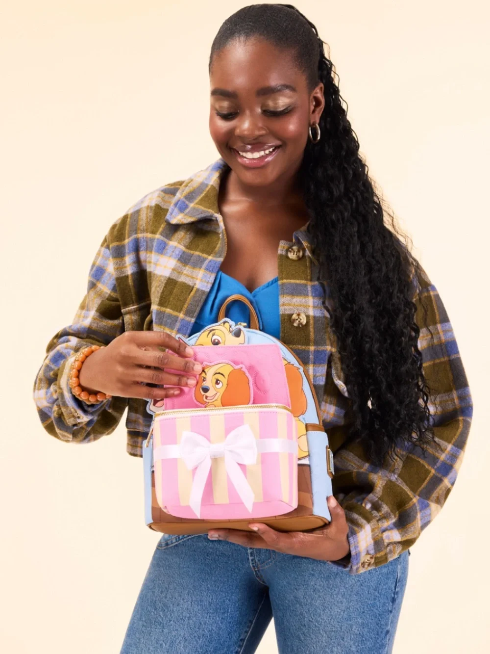 Loungefly Lady and the Tramp Exclusive Puppies Pop-Up Mini Backpack & Wallet